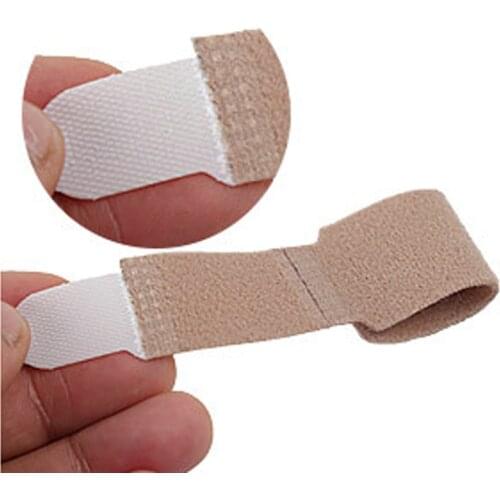 100 Pcs Orthopedics Foot Care Tool Toe Separator Pedicure Finger Adjuster Straightener Bandages Stretcher Protector Men/ Women