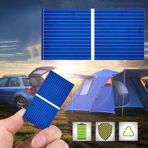 100pcs Solar Wafer Polycrystalline 52*26mm Diy Solar High 26*52*3mm Solar Cell Quality Panel Diy Charger Battery Q1I2