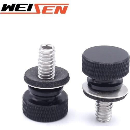 Motorcycle Accessories Zine-Alloy Rear Fender Passenger Seat Bolt Screw Nut Knob Cover For Harley Davidson 1986-2021