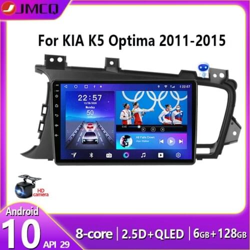 JMCQ Android 9.0 Car Radio Multimedia Video Player For KIA K5 Optima 2011-2015 Navigation GPS 2din 2+32G GPS Stereo SplitScreen