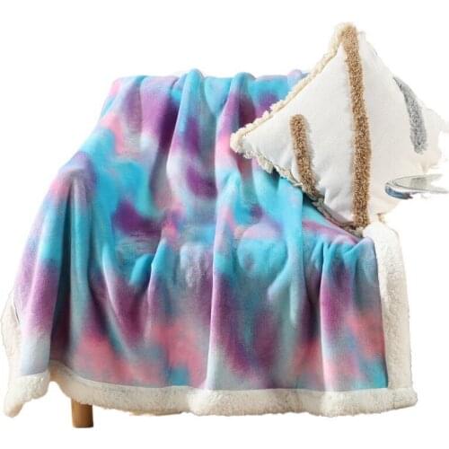 Bohemian Coral Fleece Blanket Air Conditioning Blanket Facecloth Blanket Summer Thin Section Summer Sofa Blanket Cover Blanket