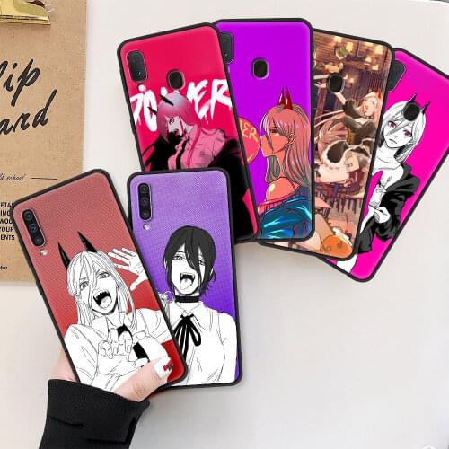 Case for Samsung Galaxy A50 A70 A10 A20e A12 A30 A40 M31 M30s M21 M51 A20s A10s Antiknock Phone Coque Funda Anime Chainsaw Man