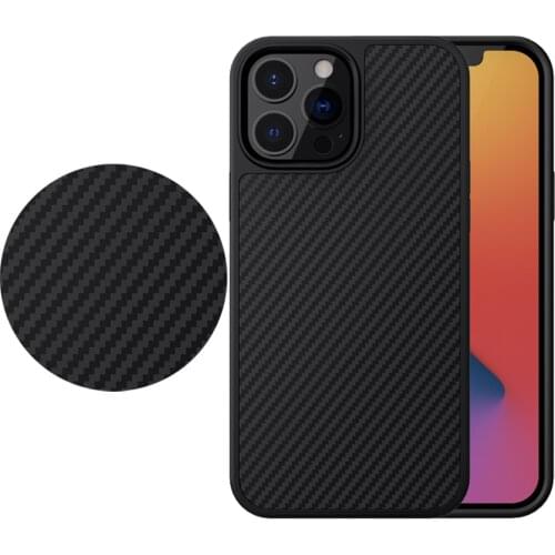 Nillkin synthetic fiber case for iphone 12 /Pro/Max Carbon Fiber PP Shield Back Cover Case for iphone 12 Pro Mini apple iphone12
