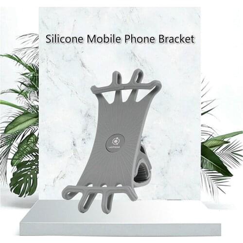 E-Bike Silicone Mobile Phone Bracket Bicycle Balance Car Motorcycle Rotatable Bracket with The Same Color Brake Sleeve