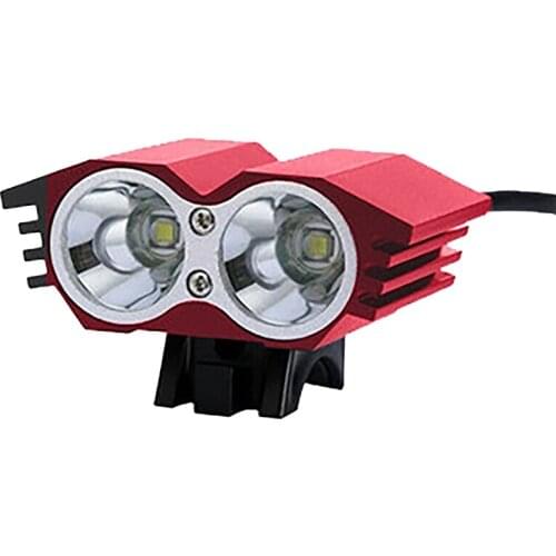Mountain Bike Lights Night Riding Light 2000 Lumens MTB Light Waterproof Aluminum Housing for Road Commuting EU Plug