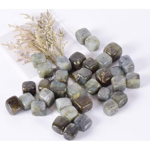 100 g Labradorite Tumbled Stone Irregular Polishing Natural Rock Mineral Bead For Chakra Healing Home Decoration Accessories