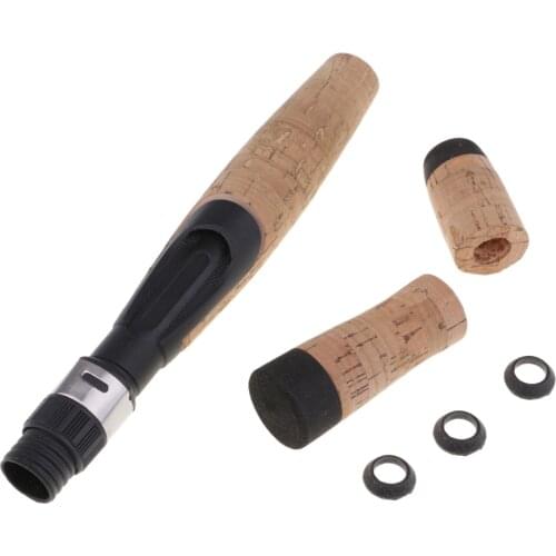 Cork Grip Fishing Rod Handle Kit & Reel Seat for DIY Rod Building and Repair