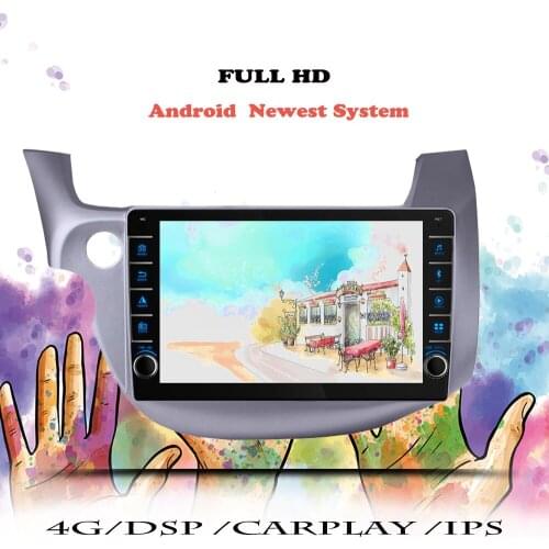 Multimedia Player DVD Car Radio For Honda Fit Jazz 2007 - 2010 2011 2012 2013 Android Navigation GPS DVD Tape Recorder Cassette