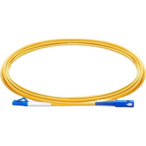 10pc SC LC UPC Patchcord optical Patch cord 2.0mm PVC G657 Fiber Jumper SM FTTH Optic Cable SC LC APC Connector fibra optique