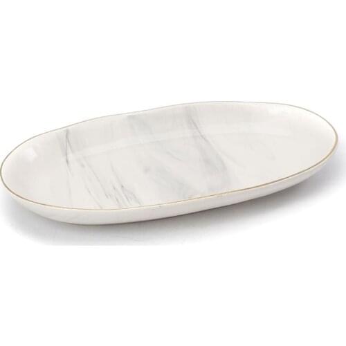 Marmo 3 Gilded Kayak Plate