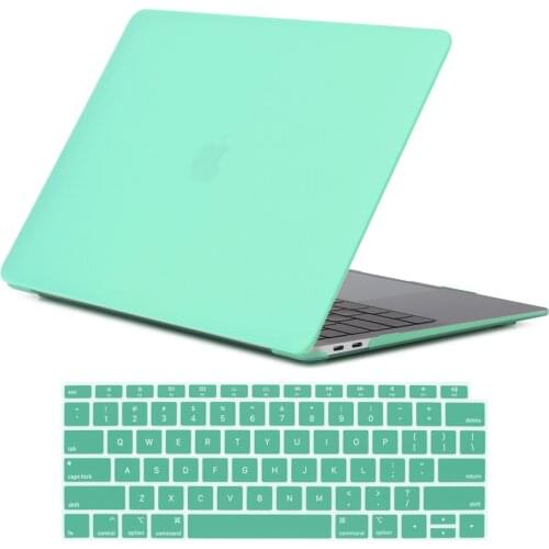 For Apple Macbook Air 11 /Air 13 /Pro 13 /Pro 15 /Macbook 12" (A1534) Dust-proof Matte Green Hard Laptop Case+US Keyboard Film