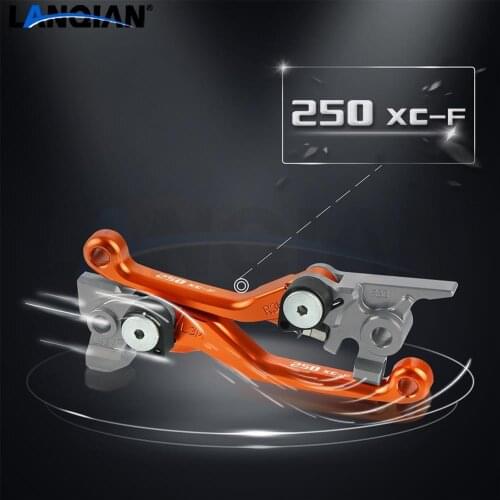 For 250 XCF XCFW Motorcycle Accessories Dirt Pit Bike Motocross Pivot Brake Clutch Levers 250XCF 250XCFW 2007-2018 2016 2017