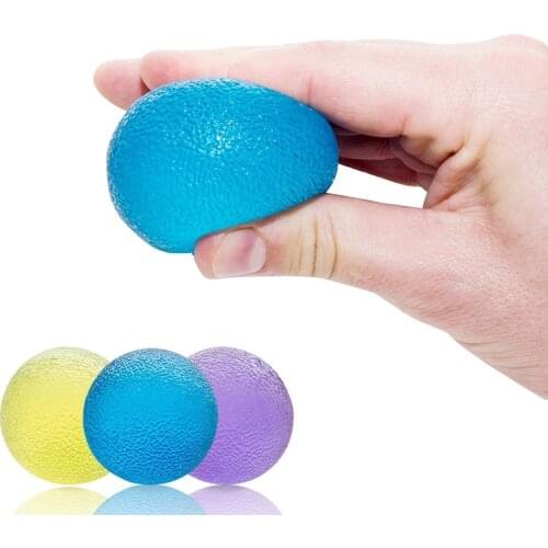 Silicone Hand Grip Ball Egg Male Female Gym Fitness Heavy Finger Exerciser Muscle Strength Recovery Gripper Trainer