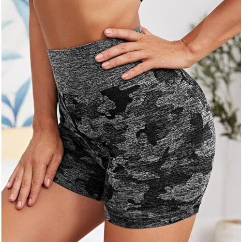 Sports Shorts For Women Summer Seamless Push Up Yoga Shorts Gym Running Workout High Waist Leggings Fitness Trainning Shorts