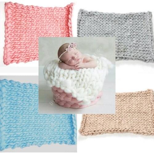 50*40 cm Newborn Photography Blanket Basket Filler Photography Background Photographic Fabric