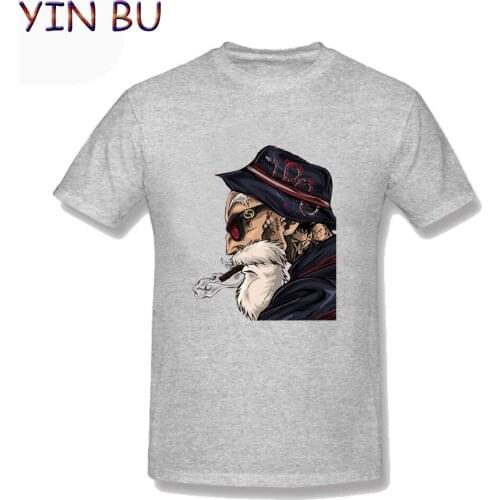 Funny Mens Kame Senin Harajuku T Shirt Master Roshi Jackie Chun Black Streetwear Camiseta Masculina Tops Tee Xs-3xl
