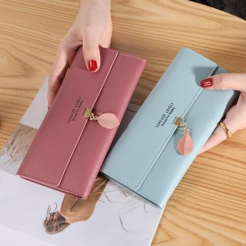 2020 Women Leather Wallets Female Long Purses Money Bags Phone Pocket Ladies High Quality Wallet Card Holder Clutch Moda Mujer