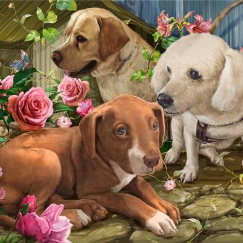 100 Pieces Childrens Educational Jigsaw Puzzle Toy Cartoon Animal Landscape Oil Painting Toy Puzzle Children Kids Home Game Toy