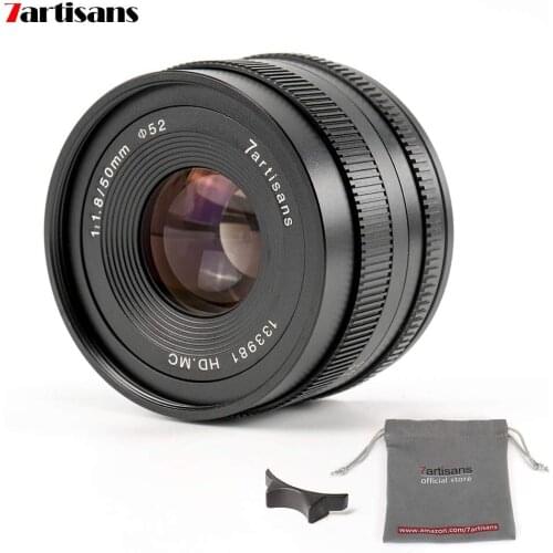 7artisans 50mm F1.8 APS-C Manual Fixed Lens for Sony-E Mount Cameras