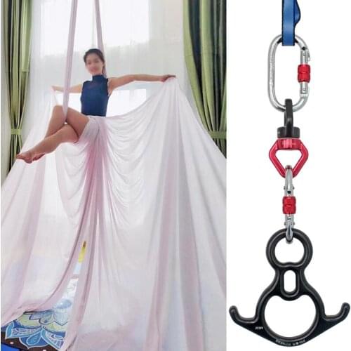 9Yards/8.2m set Fly Premium Aerial Silks for home Yoga Ombre Sling Extension Straps Antigravity Aerial indoor Swing