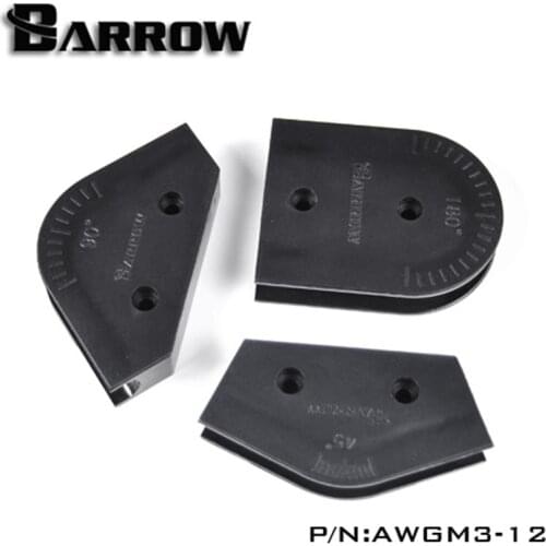 Barrow Acrylic Tubing Bender ABS Multi-angle 12mm 14mm 16mm Hard Tube Bending Mold Kit For Acrylic/PMMA/PETG Tube