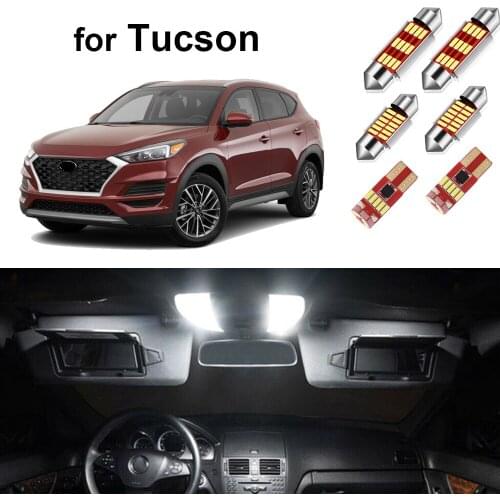 Canbus For Hyundai Tucson 2004-2016 2017 2018 2019 2020 2021 Car Led Interior Lights Map Dome Trunk License Plate Light