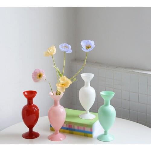 Flower Vase for Table Decoration Living Room Decorative Vase Rose Flowers Arrangement Desktop Table Vase Nordic