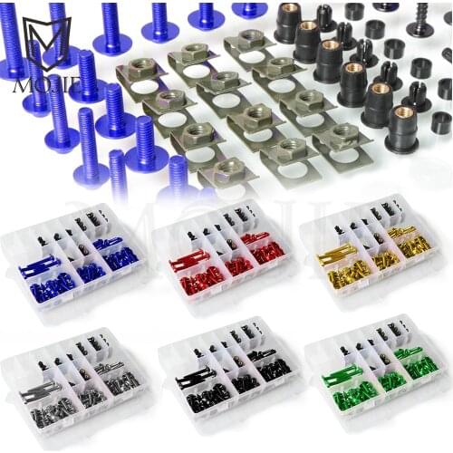 For YAMAHA FZ-S 150 16 FZS600 Fazer FZX 700 750 Fazer GRIZZLY YFM 350 450 Motorcycle Windshield Body Fairing Bolts Screws Kit