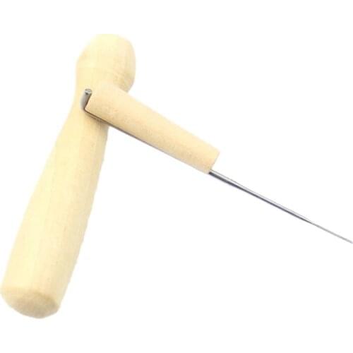 GTBL One Felting Needle Wooden Handle Holder DIY Tool For Creative Craft
