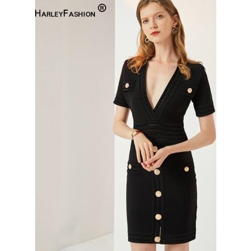 Летние трикотажные платья HARLEYFASHION China At AliExpress