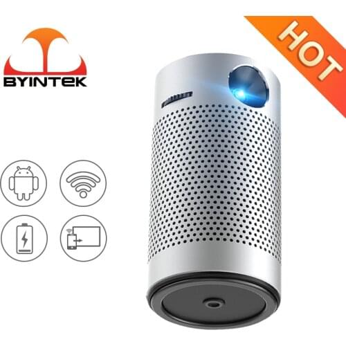 BYINTEK P7 Mini Android 1080p 4K Mini Cinema Video LED Pocket Pico Mico DLP Projector Beamer Proyector for Smartphone