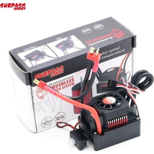 Waterproof 25A 35A 45A 60A 80A 120A 150A ESC Brushless Senseless Speed Controller for 1/8 1/10 1/12 1/20 RC Car