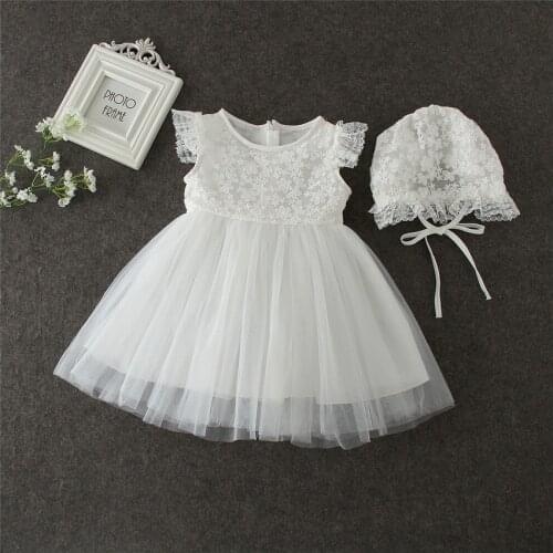 Lace Baby Baptism Dresses Girl Christening 3 6 12 18 24 Month Girl Clothes Baby 1 Year Birthday Princess Dresses for Babies Gown