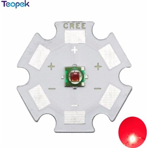 Cree Xlamp XPE 3w Photo Red 655NM - 660NM 2.1-2.5V 350-1000MA XP-E Led Beads Plant Grow Led Emitter Lamp Light