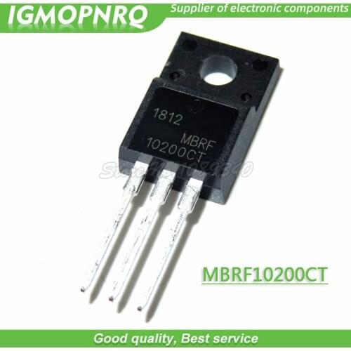 10pcs MBRF10200CT TO-220F 10200CT TO-220 MBRF10200 TO220F IGMOPNRQ