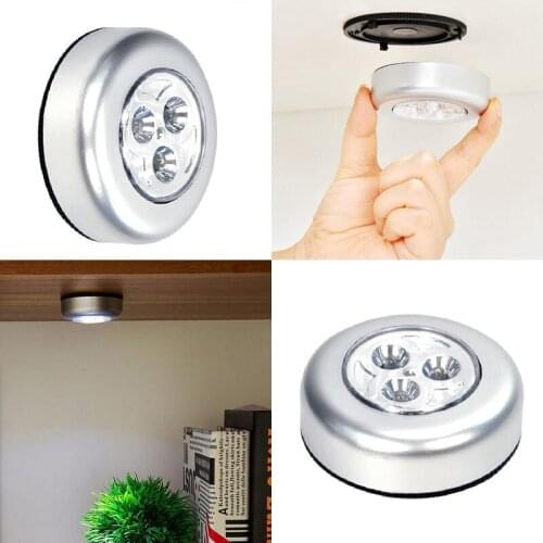 Mini Night Lights Led Energy Saving Lamp Bedroom Closet Desk Touch Ceiliing Night Living Room Corridor Lamp Car Pat Light