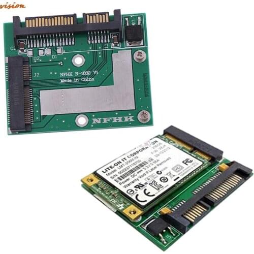 MSATA SSD to 2.5'' SATA 6.0gps adapter converter card module board mini pcie ssd