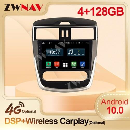 4+128G Carplay 2 Din Android Multimedia Stereo Receiver For Nissan TIIDA 2016 Auto GPS IPS BT Radio Audio Video Player Head Unit