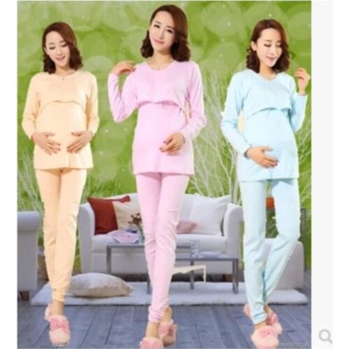 Maternity clothing Lactation clothes Household to take leisure wear Nightgown Pajamas Nighty