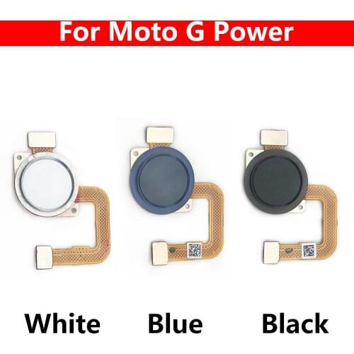 Original New Fingerprint Sensor Home Button Reader Touch ID Key Flex Cable For Moto G9 Play One Hyper G Power E7 Plus
