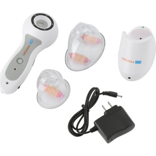 Portable INU Celluless Body Deep Massage Vacuum Cans Anti-Cellulite Massager Therapy Treatment Cellulite Suction Cup EU US Plug