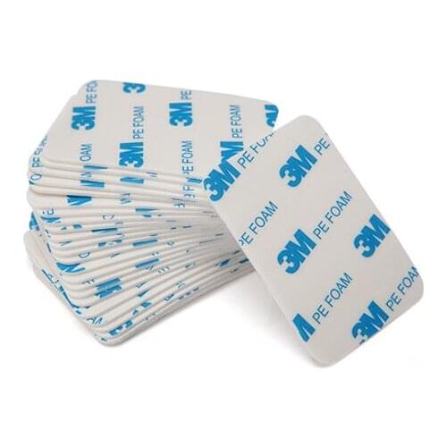 3M Strong Double Adhesive PE Foam Gasket Mounting Sticker for Home Car Hooks, Racks, Dispensers, Sign, Picture Frame, White