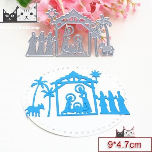 Reunion Religious Prayers Metal Cutting Dies Cut Die Christmas Scrapbook Paper Craft Knife Mould Blade Punch Stencils 2020 New
