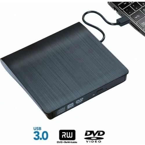 USB 3.0 Slim External DVD RW CD Writer Drive Burner Reader