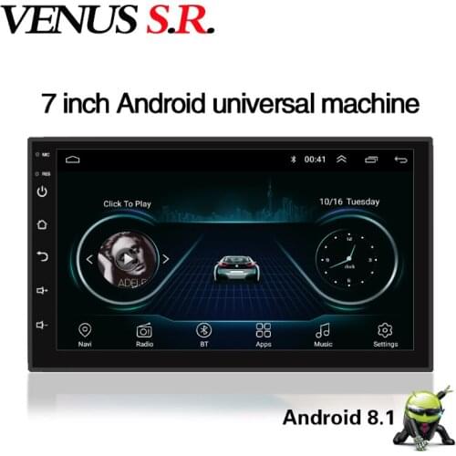VenusSR Android 8.1 2.5D 2DIN Car radio Multimedia Video Player Universal auto Stereo GPS MAP For Volkswagen Nissan Hyundai Kia