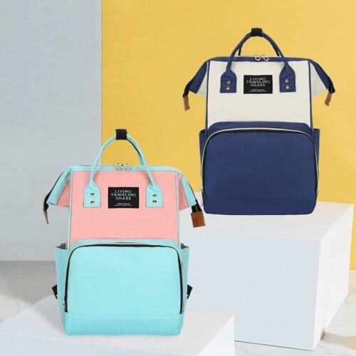 Mummy Large Capacity Diaper Bag Backpack Waterproof Outdoor Travel Diaper Maternity Bags Baby Diaper Travel Bags For Stroller