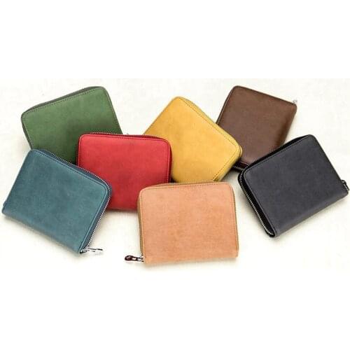 1 Piece Leather New Brand Men Organizer RFID Credit Card Holder Large Capacity Retro Women Business Card Case Travel Wallets