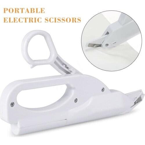 1pcs Handheld Electric Automatic Scissors Shears DIY Cordless Cutter Shears Fabric Paper Sewing Cutting Machine Sewing Tool