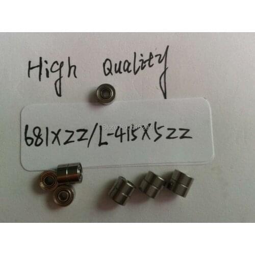 50PCS High quality 681XZZ deep groove ball bearings / motor bearings 681XZZ (1.5 *4* 2MM) High-speed bearings