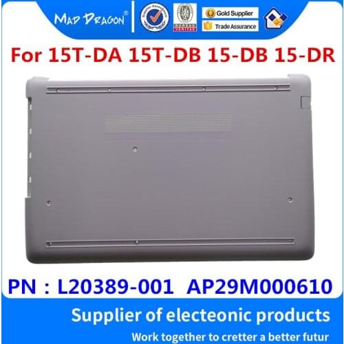 MAD DRAGON Brand Laptop Bottom Base Bottom Cover Assembly white shell for HP 15T-DA 15T-DB 15-DB 15-DR L20389-001 AP29M000610
